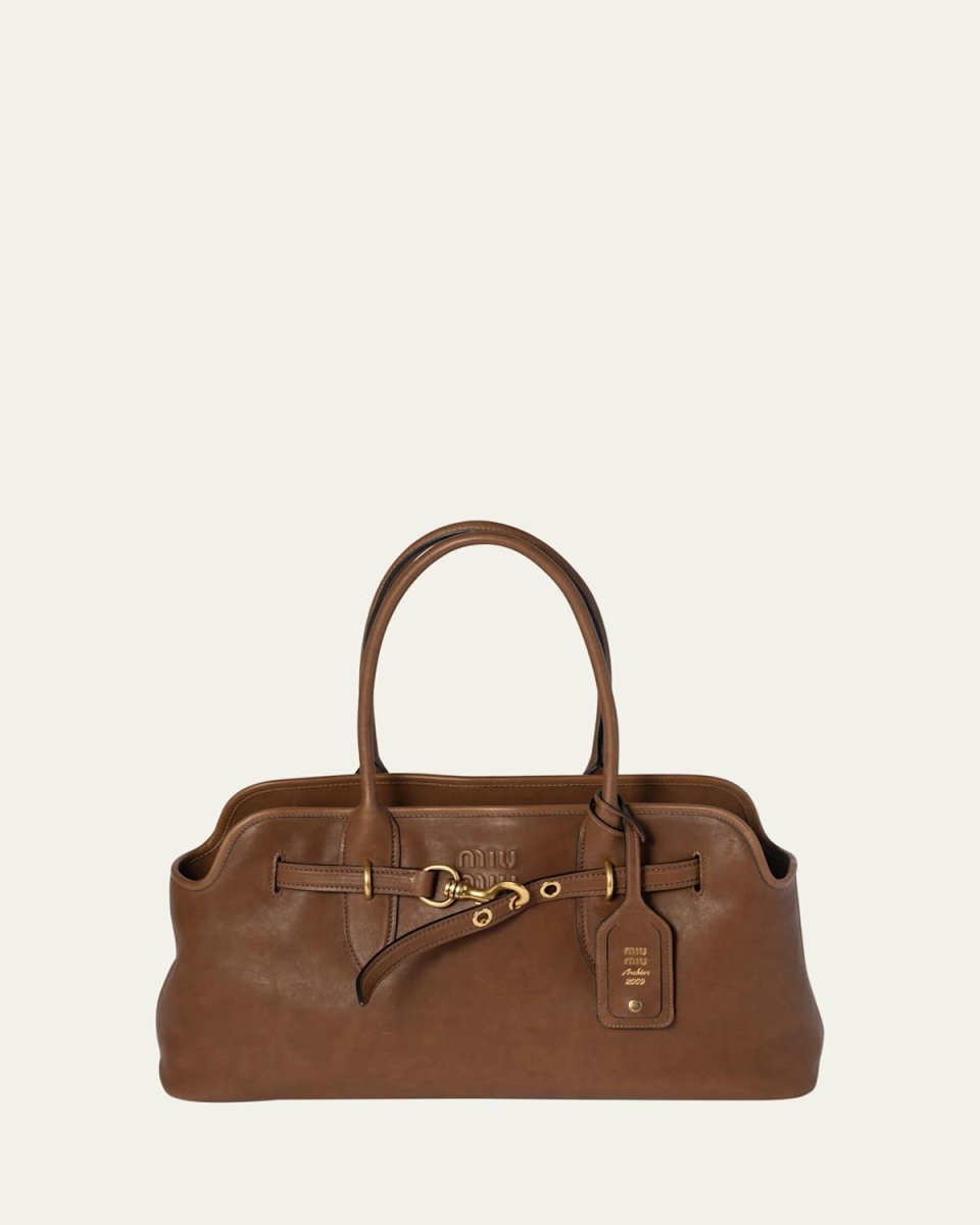 Aventure Lambskin Leather Shoulder Bag